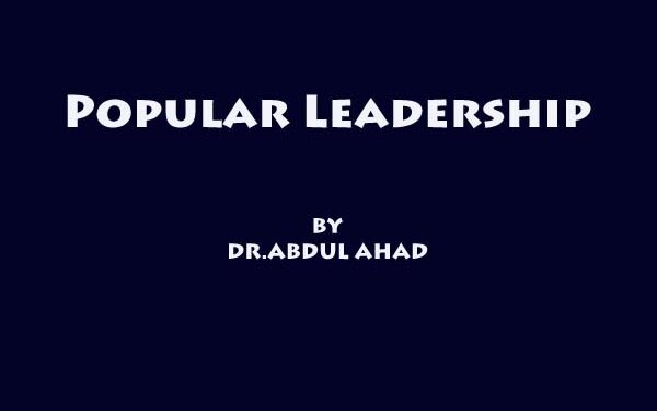 Popular Leadership