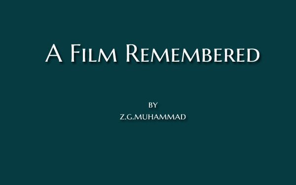 A Film Remembered