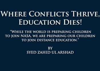 Where Conflicts Thrive, Education Dies!