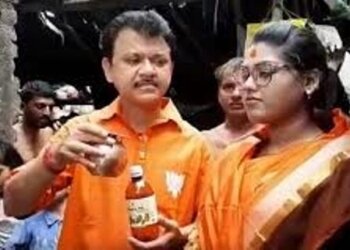 BJP leader, who organised Gau Mutra party, arrested after cop falls ill
