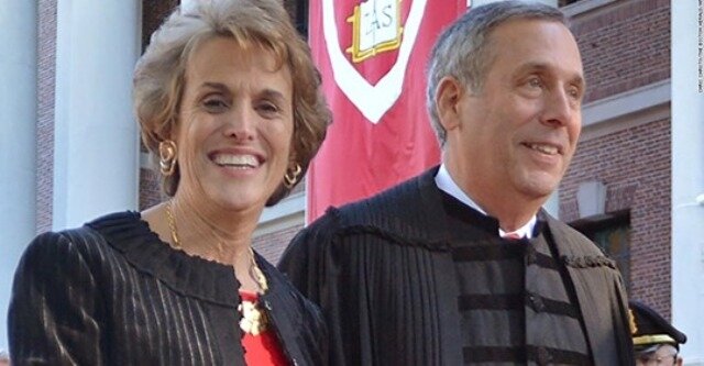Harvard’s president and his wife test positive for coronavirus