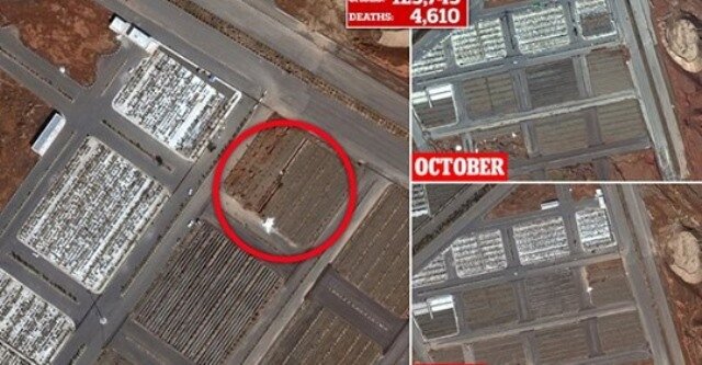 Iranian mass graves ‘for coronavirus victims are so huge they can be seen from space’: Fears the regime’s official 429 death toll is covering up scale of the crisis