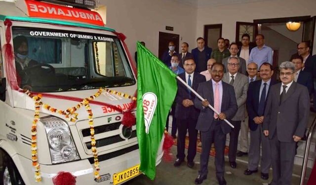 Lt Governor dedicates 102/108 Free Ambulance Service to the people of J&K  People of J&K can avail free of cost Ambulance service for medical emergencies: Lt Governor
