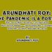 Arundhati Roy: ‘The Pandemic Is A Portal’