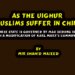 As The Uighur Muslims Suffer in China