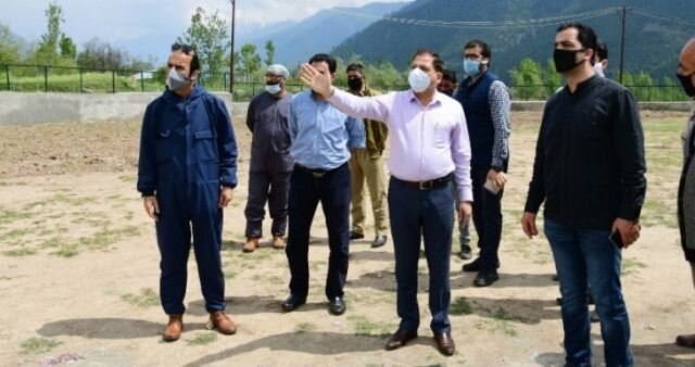 Revival of MGNREGA Activities: DC G’bal Inspects Various Works in Block Kangan