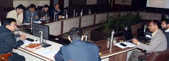 Commissioner Secretary, Industries and Commerce chaired meeting to review Industrial activity and official work plan amid COVID-2019.