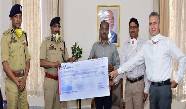 J&K Police donates Rs 9.47 cr towards COVID-19 mitigation efforts