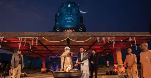 Foreigners in quarantine at Isha Yoga Foundation
