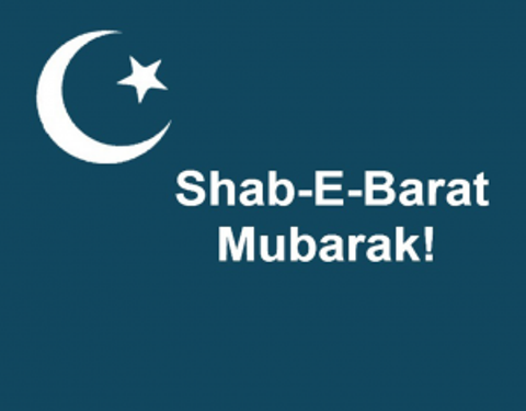 Sheikh Minhaj Larvi greets people on the auspicious occasion of Shab-e Baraat