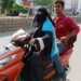 Telangana mom makes 1400-km round-trip on scooty to bring home son stranded in Andhra