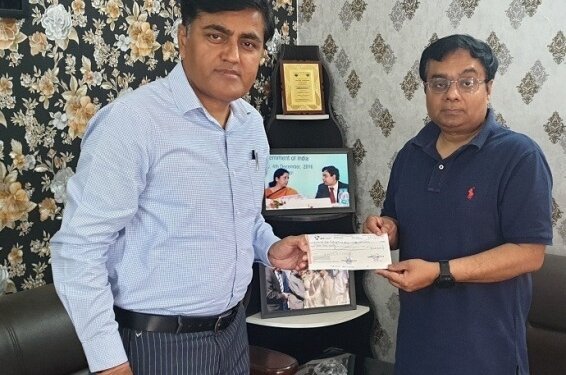 SICOP contributes Rs 10 lakh to J&K Relief Fund