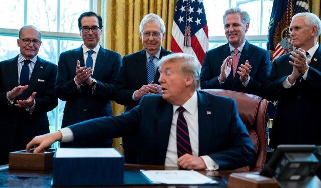 In unprecedented move, Treasury orders Trump’s name printed on stimulus checks