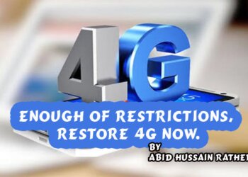 Enough of Restrictions, Restore 4G Now.