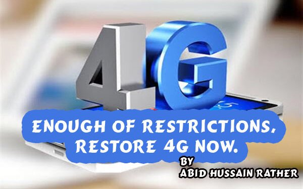 Enough of Restrictions, Restore 4G Now.