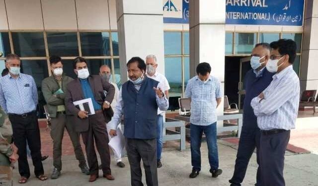 Dheeraj Gupta takes stock of arrangements at Srinagar Airport 9 flights expected to arrive on 25th May
