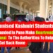 Agonised Kashmiri Students  Stranded In Pune Make Heartrending  Appeal  To The Authorities To Help Them  To Get Back Home