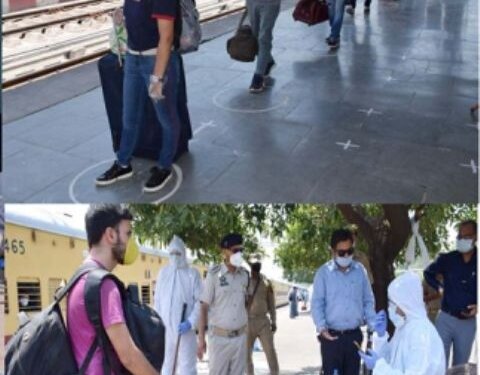 Excellent preparations made to receive trains at udham,