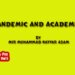 Pandemic And Academics