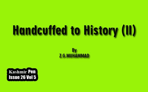 Handcuffed to History (II)