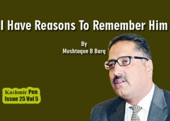 I Have Reasons To Remember Him.