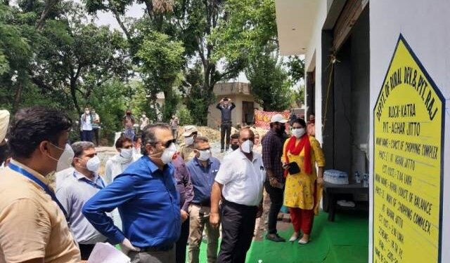 Advisor Baseer Khan tours Reasi: inspects development works being executed by RDD