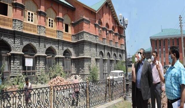 Advisor Baseer Khan tours Srinagar city, inspects key tourism dev projects
