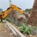 DM conducts anti-encroachment drive at Bari Brahmana Boundary Wall erected over a Khad Land demolished