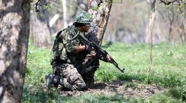 Kulgam encounter: militant killed, search on