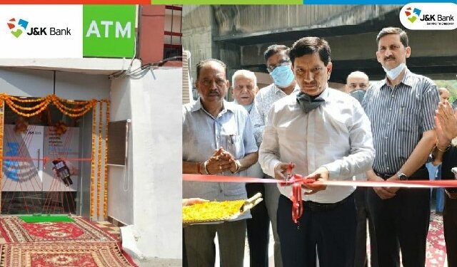 J&K Bank CMD inaugurates ATM at Moyhal Sabha in Jammu