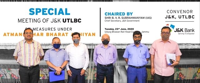 J&K fully geared to implement Atma Nirbhar Bharat Abhiyan Chief Secretary urges banks to have time bound  implementation of schemes