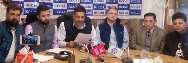 KCCI expresses concern over rising drug mafia in Kashmir