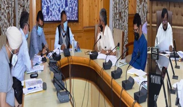 Dheeraj Gupta reviews progress of various activities being undertaken for conservation, rejuvenation of Dal Lake
