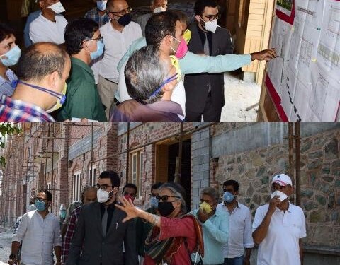 CEO ERA/JTFRP reviews progress of work on Rs 103 crore Upgradation/ Revamping of the 49 De-Watering pump stations in Srinagar Inspects progress of work on the Construction of Rs 12.5 crore Composite Market Centre at Govt Silk Factory Rajbagh