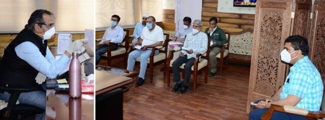 Advisor Baseer Khan reviews development activities of Charar-i-Shareef