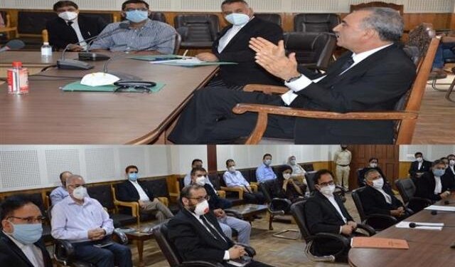 Justice Magrey for providing composite accommodation facilities to Judicial Officers  Stresses on smooth functioning of District, Subordinate Courts in Srinagar in view of the Covid-19 Pandemic