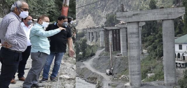 FC Revenue visits Ramban; inspects NH-44 four laning construction works Banihal-Qazigund road tunnel near completion, to be thrown open for public soon