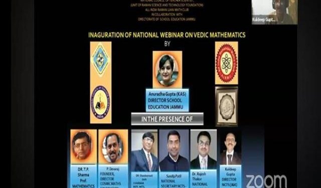 SEJ organises national webinar on Vedic Mathematics