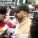 PDP leaders protest against arrests of Kashmiris, detained