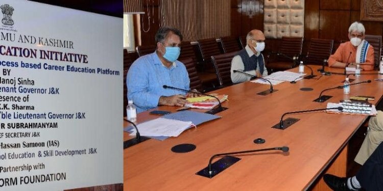 Lt Governor e-inaugurates Online Process-Based Career Education Platform for Students