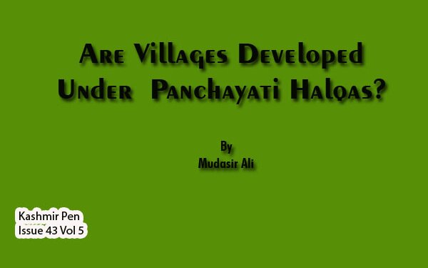 Are Villages DevelopedUnder Panchayati Halqas?