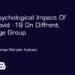 Psychological Impact Of Covid -19 On Diffrent Age Group