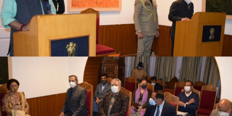 Lt Governor administers Oath to KK Sharma as State Election Commissioner