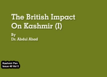The British Impact On Kashmir (I)