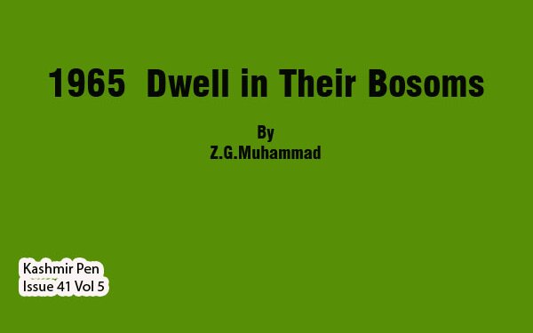 1965 Dwell in Their Bosoms