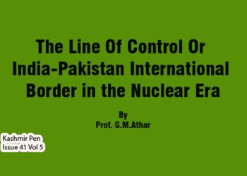 The Line Of Control Or India-Pakistan International Border in the Nuclear Era
