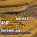 New Laws Enacted in J&K Allowing Outsiders to Buy Non Farm Land