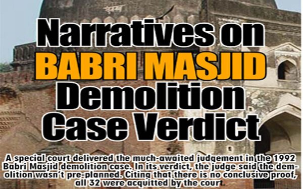 Narratives on Babri Masjid Demolition Case Verdict