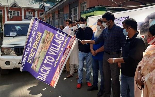 Back to Village Phase 3rd DDC Srinagar flags off officers to B2V3 programme