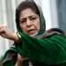 Mehbooba Meets Tribals Evacuated by Government